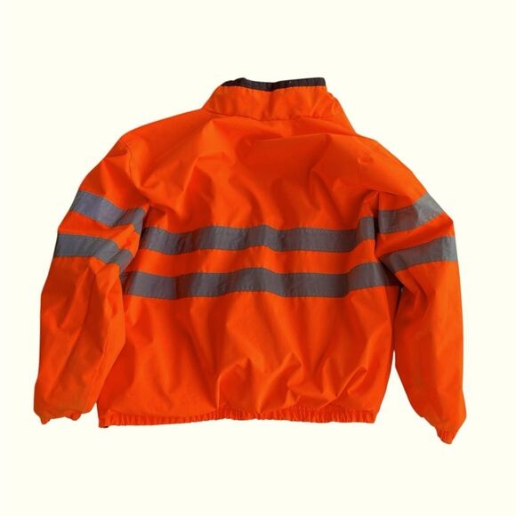 Helly Hansen Men's High Visibility Orange Motala Reversible Jacket Size XXL - Picture 4 of 16